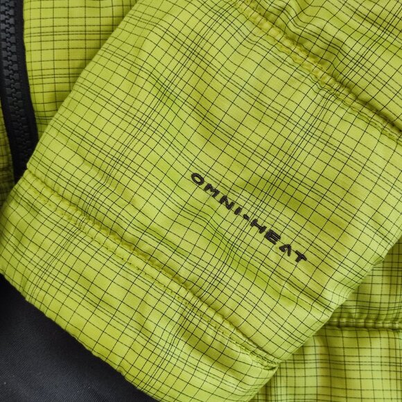 Columbia Omni-Heat Quilted Puffer Interchange Jacket lime women's junior size XL - Picture 10 of 15